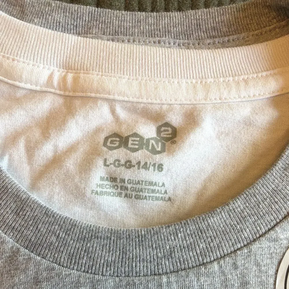 Gen2 Penn State Nittany Lions Youth Long Sleeve Shirt Gray/White L (14/16)